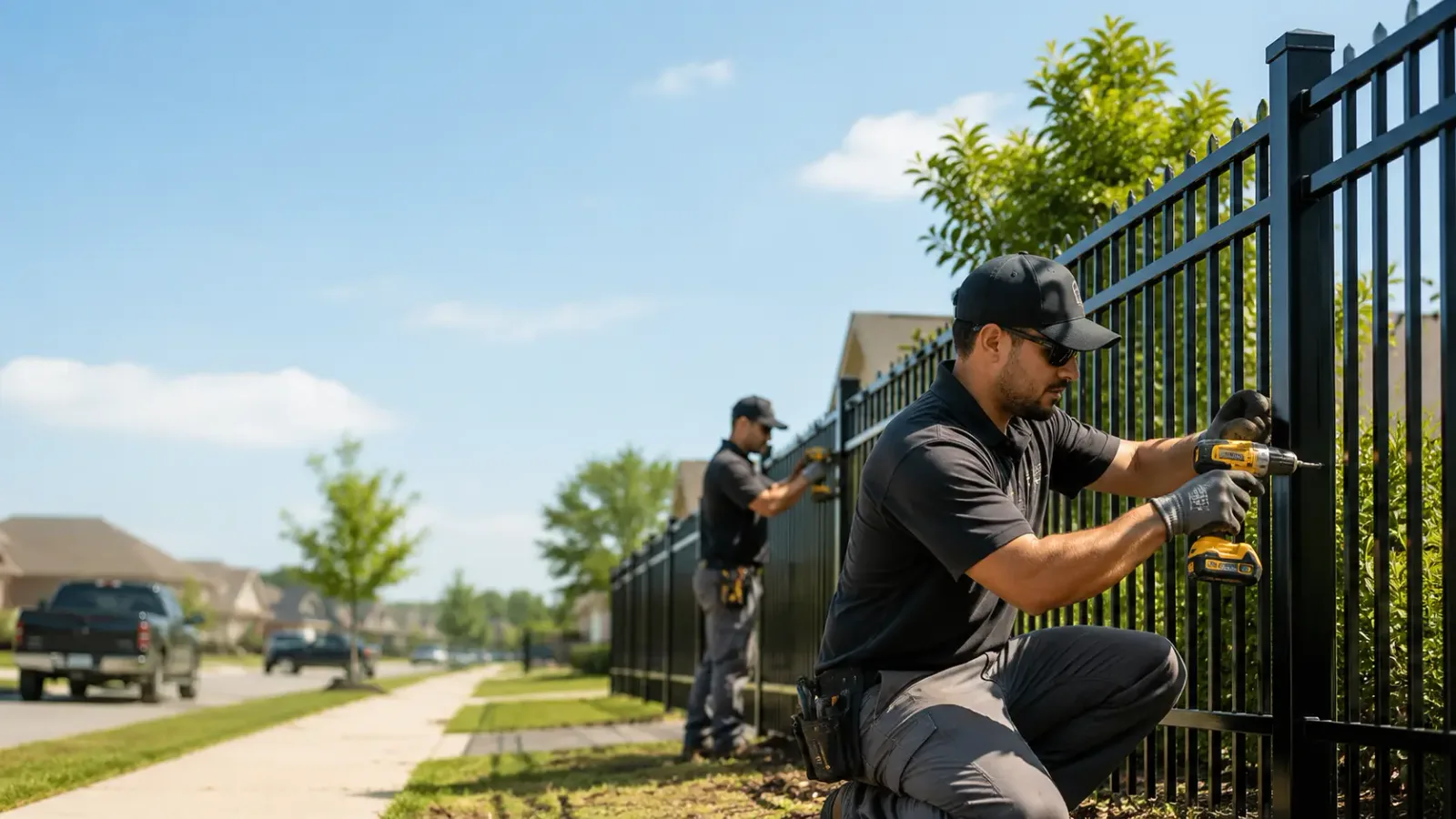 Metal Fence Installation in Sage, AR